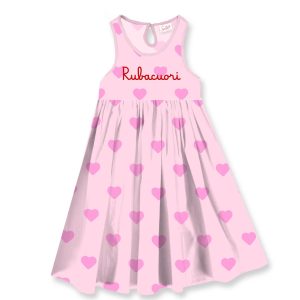 Abito Bambina e Ragazza Rosa Ruba Cuori Saint Barth