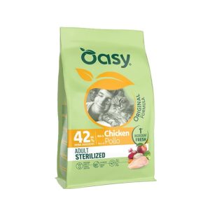 Oasy original formula adult sterilized pollo 6kg