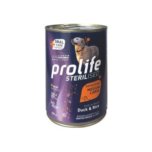 Prolife sterilised sensitive adult anatra e riso 400gr