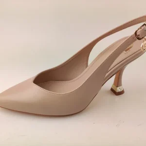 GOLD&GOLD sling back bianco