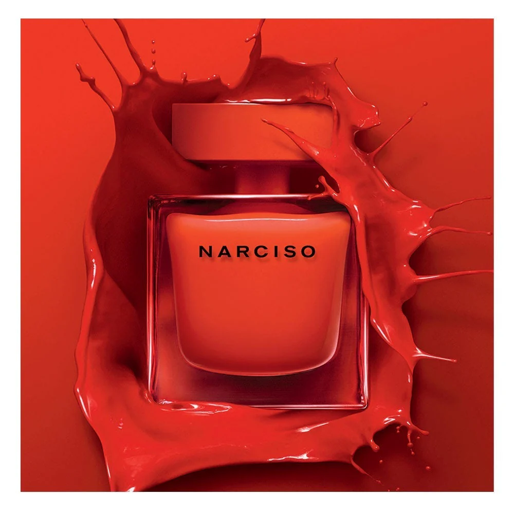 Narciso Rodriguez - Narciso Rouge (cubo rosso) Eau de Parfum 90ml (Tester) - immagine 3