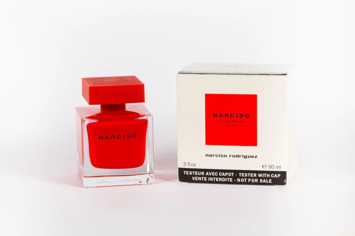 Narciso Rodriguez - Narciso Rouge (cubo rosso) Eau de Parfum 90ml (Tester) - immagine 4
